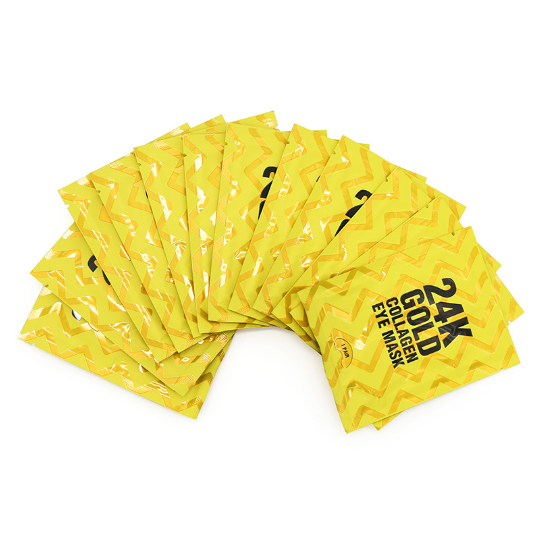 24k gold eye mask pack